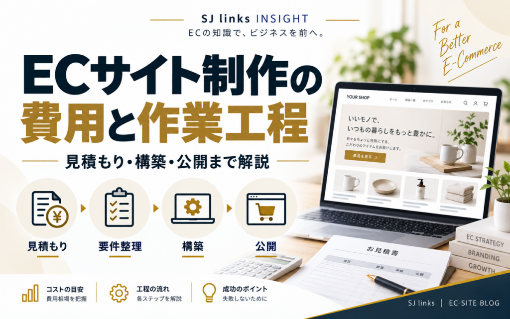 ECサイト制作の費用と作業工程｜構築から公開までの流れを解説